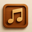 icon_music_server_wooden icon preview