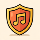 icon_music_shield_cartoon icon preview