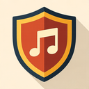 icon_music_shield_flat_design icon preview