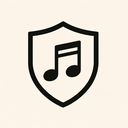 icon_music_shield_minimalist icon preview