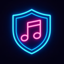 icon_music_shield_neon icon preview
