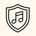 icon_music_shield_outline icon preview