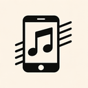 icon_music_smartphone_asymmetrical icon preview