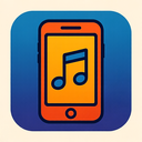 icon_music_smartphone_bold icon preview