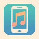 icon_music_smartphone_flat_pastel icon preview