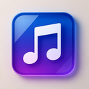icon_music_smartphone_glassy icon preview