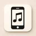 icon_music_smartphone_minimalist icon preview