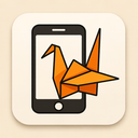 icon_music_smartphone_origami icon preview