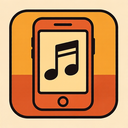 icon_music_smartphone_retro icon preview