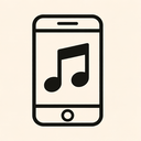 icon_music_smartphone_simplified icon preview