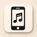 icon_music_smartphone_symmetrical icon preview