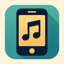 icon_music_smartphone_vector icon preview