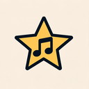 icon_music_star_asymmetrical icon preview