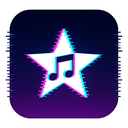 icon_music_star_digital_glitch icon preview