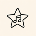 icon_music_star_line_art icon preview