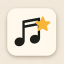 icon_music_star_minimalist icon preview