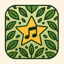 icon_music_star_organic_pattern icon preview