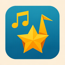 icon_music_star_origami icon preview