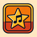 icon_music_star_retro icon preview