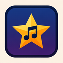 icon_music_star_sharp_edges icon preview