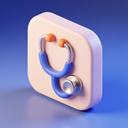 icon_music_stethoscope_3d_isometric icon preview