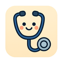 icon_music_stethoscope_cartoon icon preview