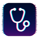 icon_music_stethoscope_digital_glitch icon preview