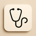 icon_music_stethoscope_elegant icon preview