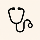 icon_music_stethoscope_minimal_outline icon preview