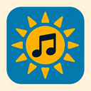 icon_music_sun_bold icon preview
