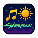 icon_music_sun_cyberpunk icon preview
