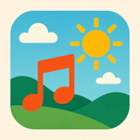 icon_music_sun_filled icon preview