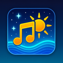 icon_music_sun_futuristic icon preview