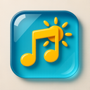 icon_music_sun_glassy icon preview