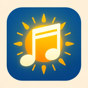 icon_music_sun_glow_effect icon preview