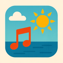 icon_music_sun_iconic icon preview
