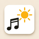 icon_music_sun_minimalist icon preview