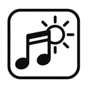 icon_music_sun_monochrome icon preview