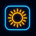 icon_music_sun_neon icon preview