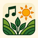 icon_music_sun_organic_pattern icon preview