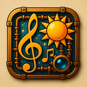 icon_music_sun_steampunk icon preview