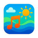 icon_music_sun_vibrant_colors icon preview
