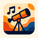 icon_music_telescope_abstract icon preview