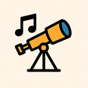 icon_music_telescope_asymmetrical icon preview