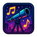icon_music_telescope_cyberpunk icon preview