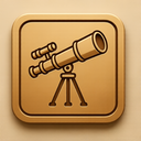 icon_music_telescope_embossed icon preview