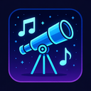icon_music_telescope_futuristic icon preview