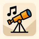 icon_music_telescope_geometric icon preview
