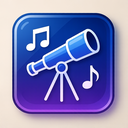 icon_music_telescope_glassy icon preview