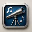 icon_music_telescope_metallic icon preview